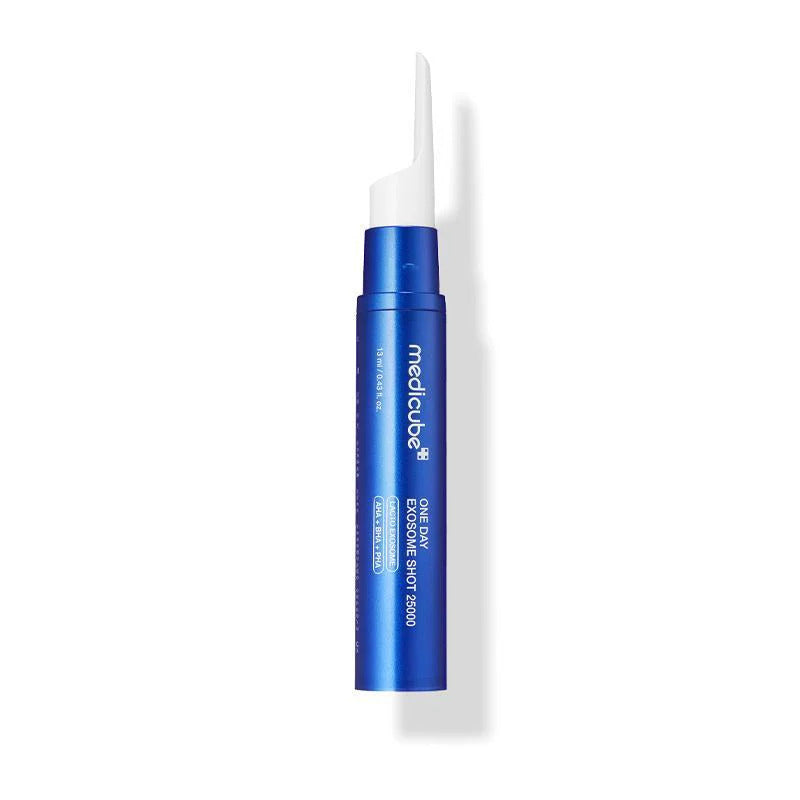 Medicube One Day Exosome Shot Pore Serum 25000 – intensiivinen kasvoseerumi huokosille, sisältää eksosomeja sekä AHA-, BHA- ja PHA-happoja, 13 ml