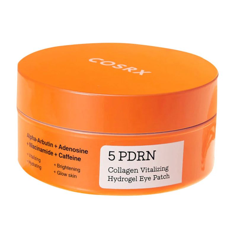 COSRX 5 PDRN Collagen Vitalizing Hydrogel Eye Patches, 60 patches