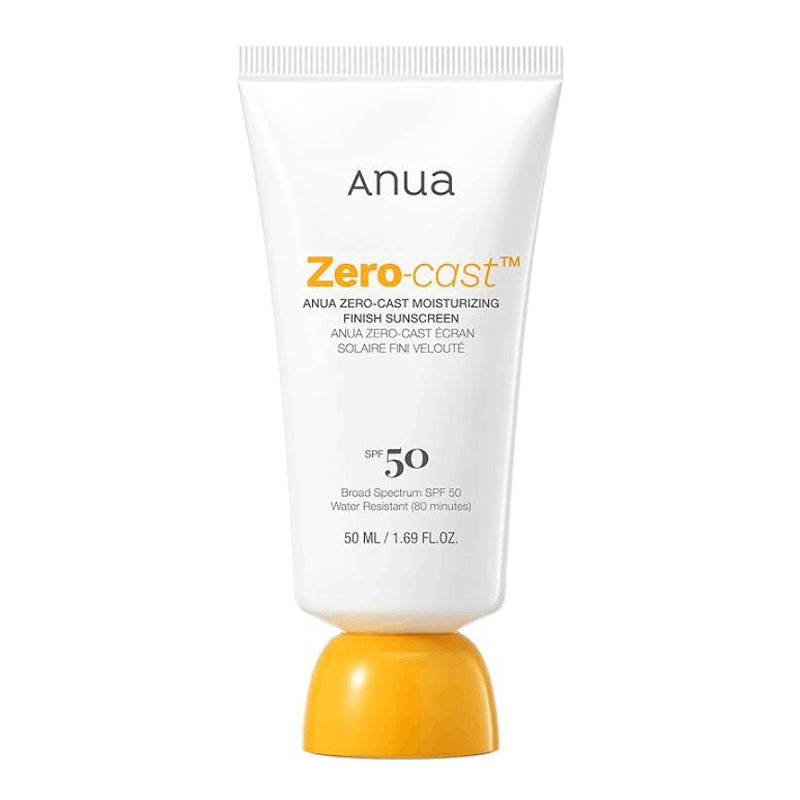 ANUA Zero-Cast Moisturizing Finish Sunscreen, 50 ml