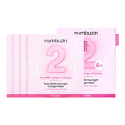 NUMBUZIN No.2 Rose PDRN Overnight Collagen Mask 37g*4EA