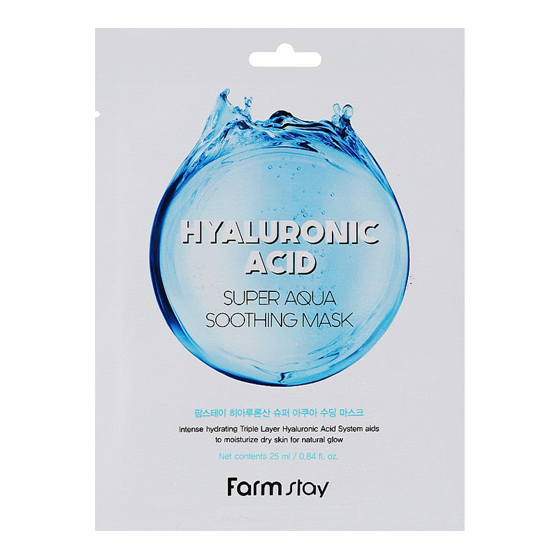 FarmStay Hyaluronic Acid Super Aqua Soothing Mask 1 pc