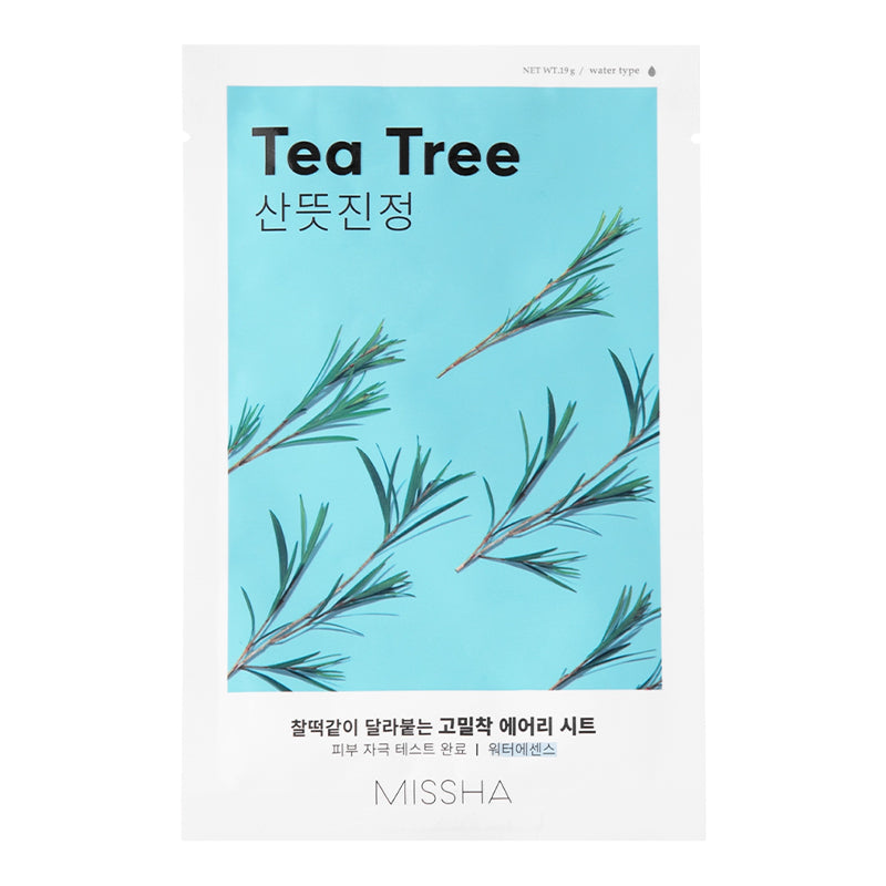 [MISSHA] Тканевая маска с экстрактом алоэ Airy Fit Sheet Mask Tea Tree, 1 шт