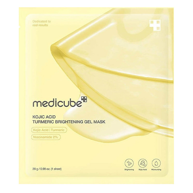MEDICUBE  Kojic Acid Turmeric Brightening y Gel Mask, 1 pcs