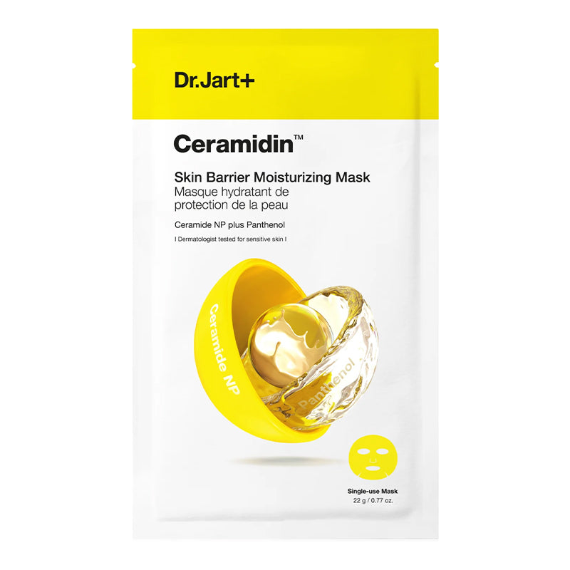 Dr. Jart+ Ceramidin Skin Barrier Moisturizing Mask Set, 22g*5 pcs