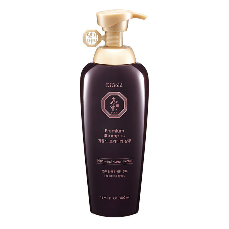 Daeng Gi Meo Ri Ki Gold Premium Shampoo RENEWAL Strengthening Shampoo for Dry and Brittle Hair, 500 ml