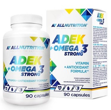 Allnutrition ADEK + Omega 3 Strong - 90 kapselia