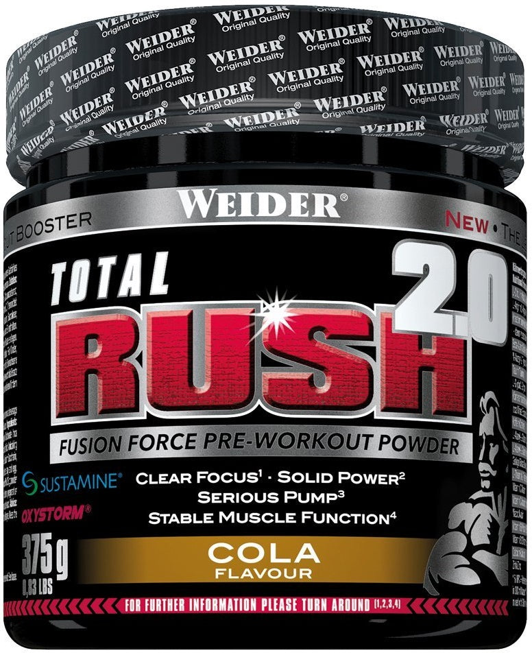 Weider Total Rush 2.0 Cola maisto papildas, 375 g, sporto papildas