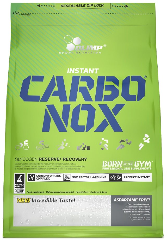 Olimp Nutrition CarbonoX apelsinų maisto papildas, sporto papildas, angliavandeniai