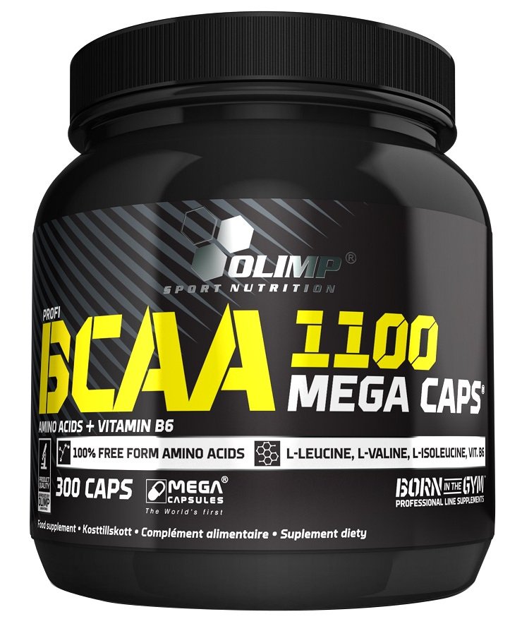 Olimp Nutrition BCAA 1100 kapsulių - 300 kapsulių