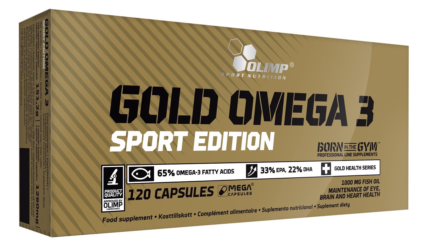 Olimp Omega 3 sport papildas kapsulės