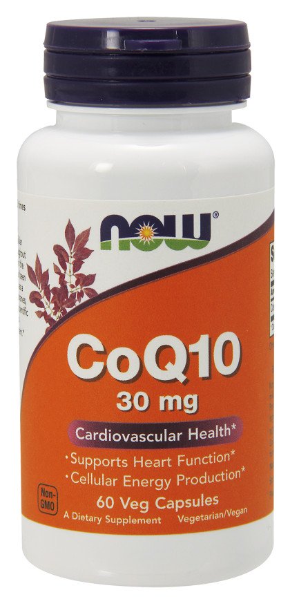 NOW Foods CoQ10, 30 mg - 60 kapselia