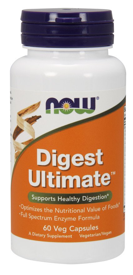 NOW Foods Digest Ultimate - 60 kapsulių, sveikatinimo papildas, skaidymui