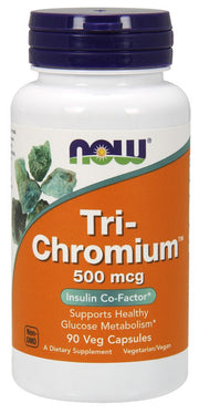 NOW Foods Tri-Chromium, 500mcg - 90 kapselia