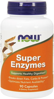 NOW Foods Super Enzymes kapsulės sveikatai