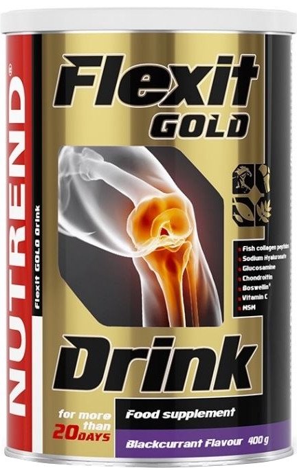 Nutrend Flexit Gold Drink, Juodųjų serbentų skonis, 400 g