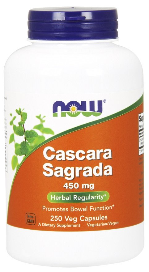 NOW Foods Cascara Sagrada kapsulės