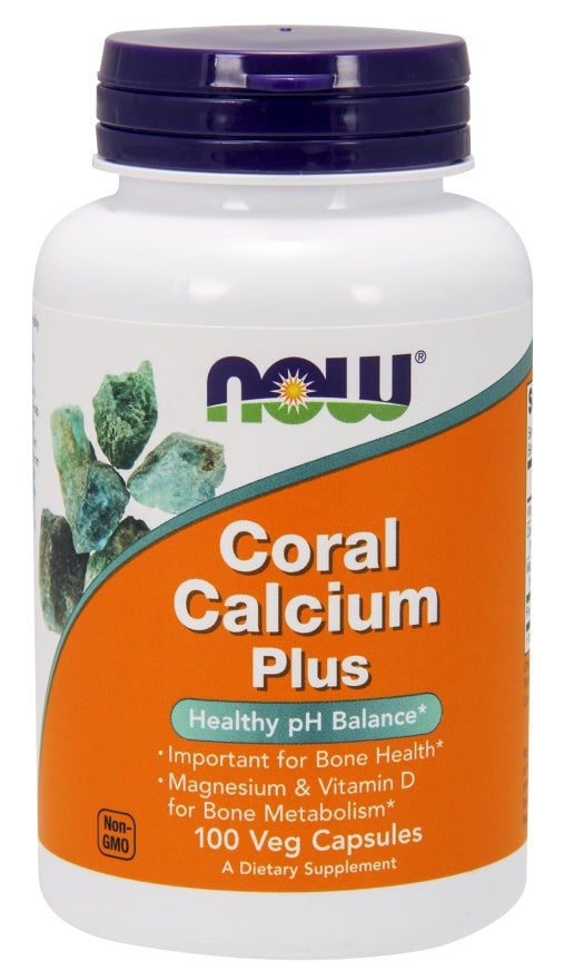NOW Foods Coral Calcium Plus - 100 kapselia