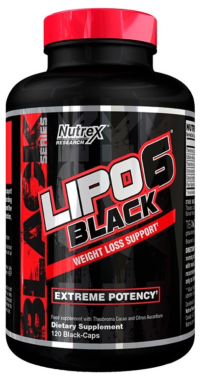 Nutrex Lipo-6 Black - 120 kapselia