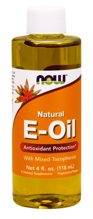 NOW Foods Vitamin E natūralus skystas papildas 118 ml