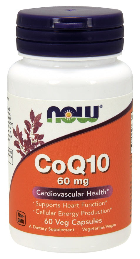 NOW Foods CoQ10, 60 mg - 60 kapselia