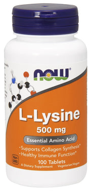 L-Lizinas maisto papildas, 500 mg, 100 tablečių