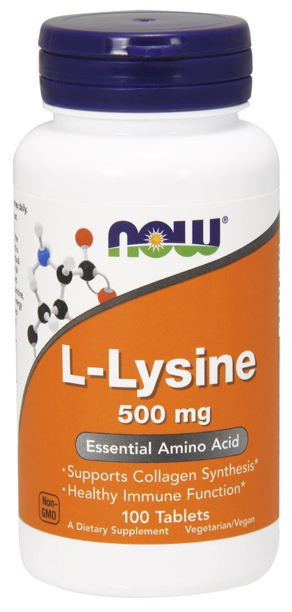 L-Lizinas maisto papildas, 500 mg, 100 tablečių