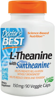 Doctor's Best L-teaniini ja sunteaniini, 150 mg - 90 kapselia