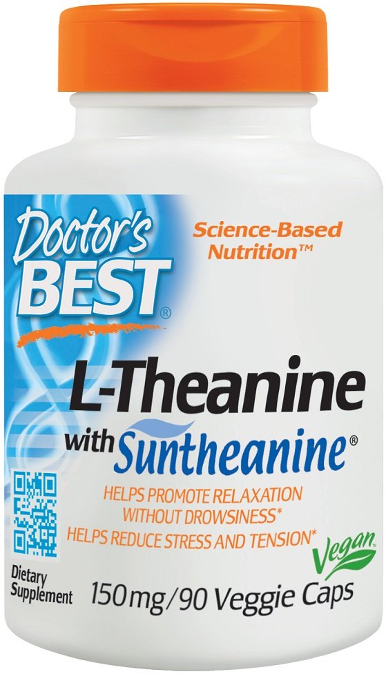 Doctor's Best L-teaniini ja sunteaniini, 150 mg - 90 kapselia