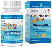 Nordic Naturals lasten DHA, 250 mg Omega-3 Mansikka - 90 kapselia