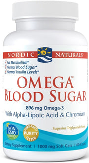 Nordic Naturals Omega -verensokeri, 896 mg - 60 kapselia