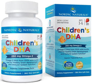 Nordic Naturals lasten DHA, 250 mg Omega-3 Mansikka - 360 kapselia
