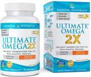 Nordic Naturals Ultimate Omega 2X D3-vitamiinilla, 2150 mg sitruuna - 60 kapselia