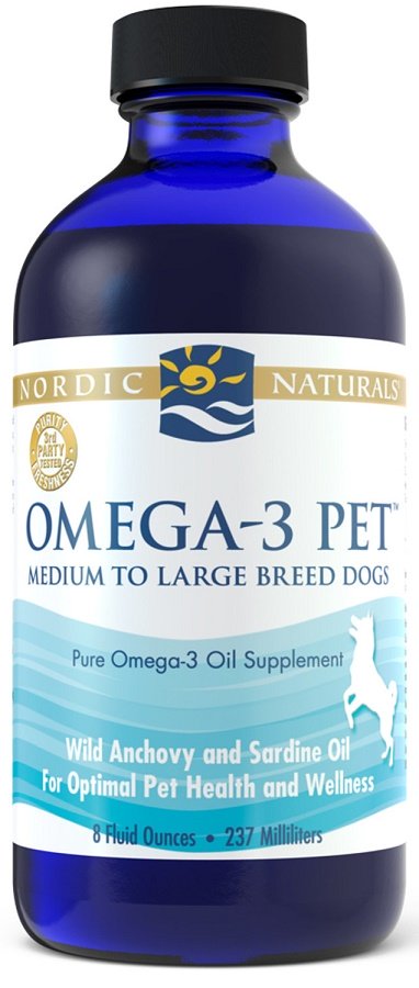 Nordic Naturals Omega-3 lemmikkieläimille - 237 ml.
