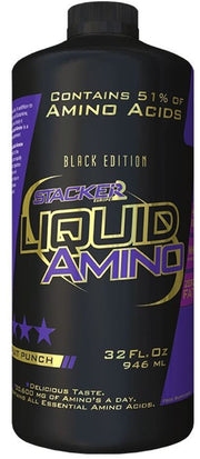 Stacker2 Europe Liquid Amino, Fruit Punch - 946 ml, maisto papildas sportui