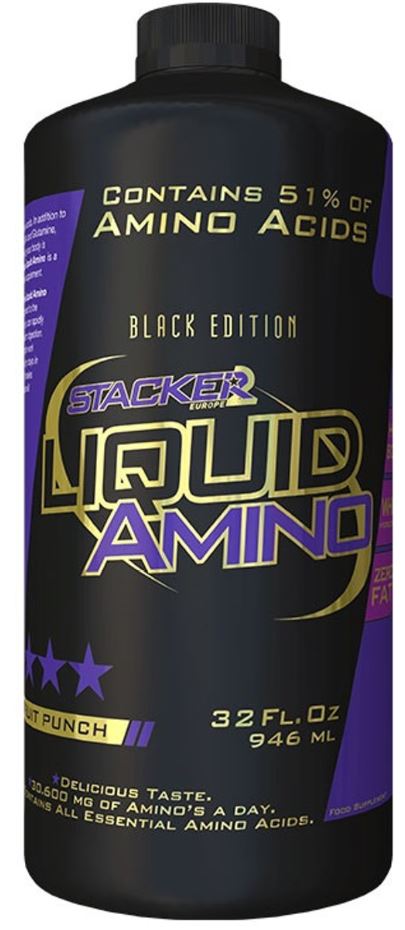 Stacker2 Europe Liquid Amino, Fruit Punch - 946 ml, maisto papildas sportui