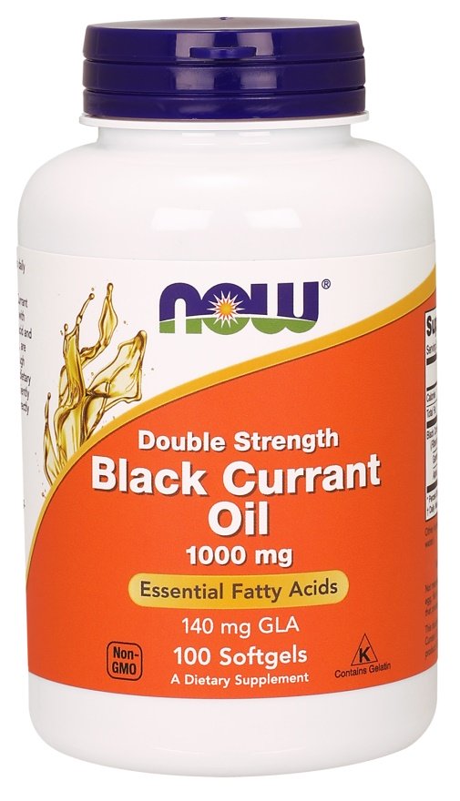 NOW Foods Black Currant Oil, 1000mg, maisto papildas, sveikata