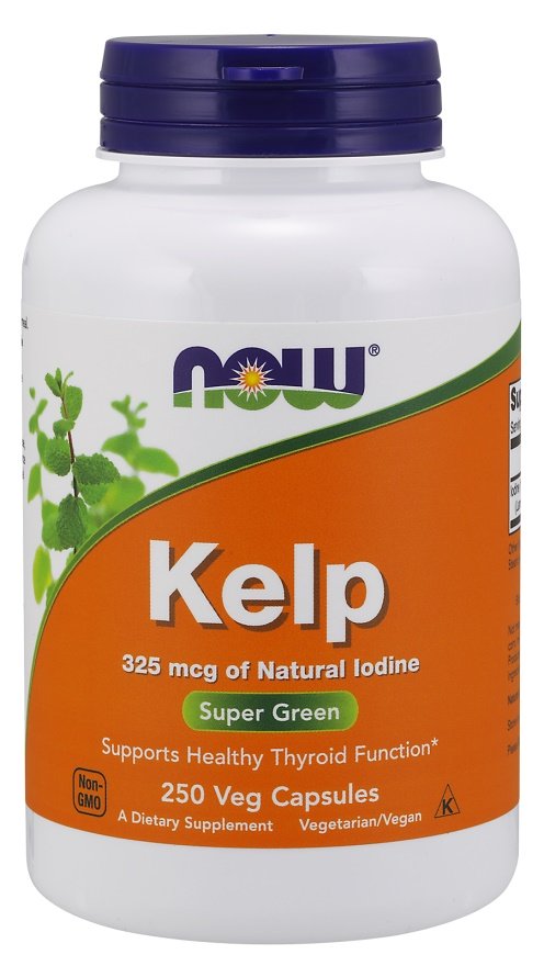 Jodo papildas Kelp, 325mcg, 250 kapsulių
