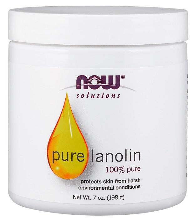 NOW Foods Lanolin, 100% Pure - 198 gramų, odos priežiūros maisto papildas