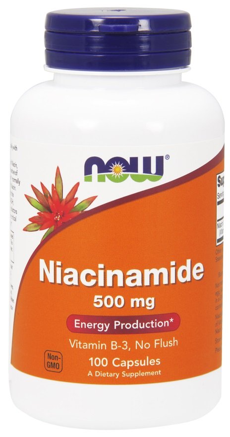 NOW Foods Niasiiniamidi, 500 mg - 100 kapselia