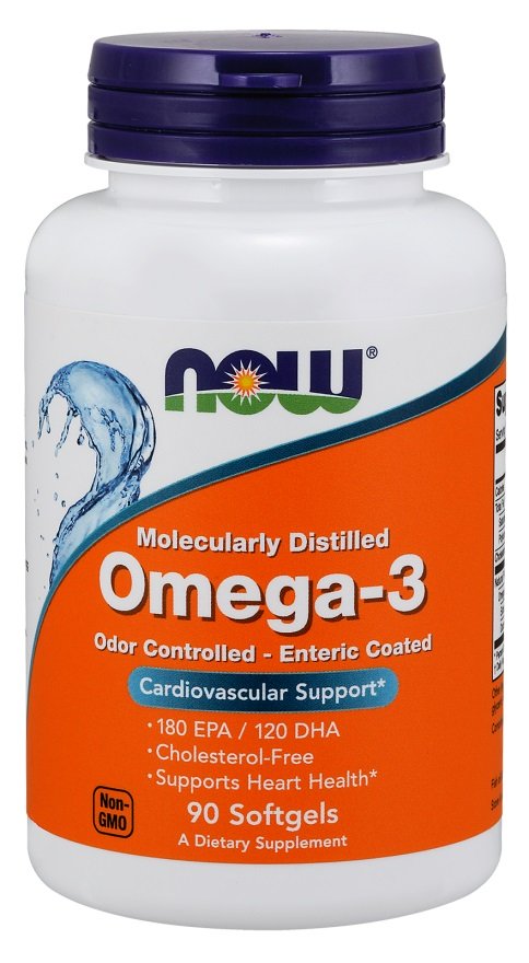 NOW Foods Omega-3 kapsulės