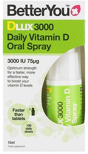 BetterYou D3000, päivittäinen D-vitamiinisuihke - 15 ml.