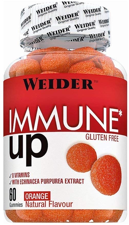 Weider Imunine Up apelsinų guminukai, maisto papildas, imunitetui, sveikatai, 60 vnt