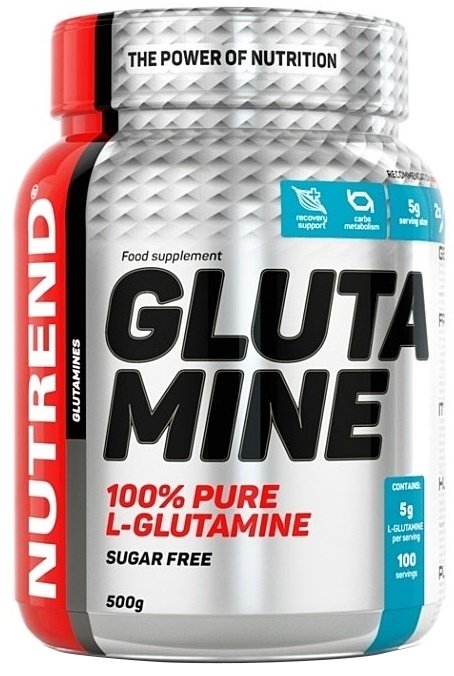 Nutrend Glutamine - 500 g maisto papildo pakuotė