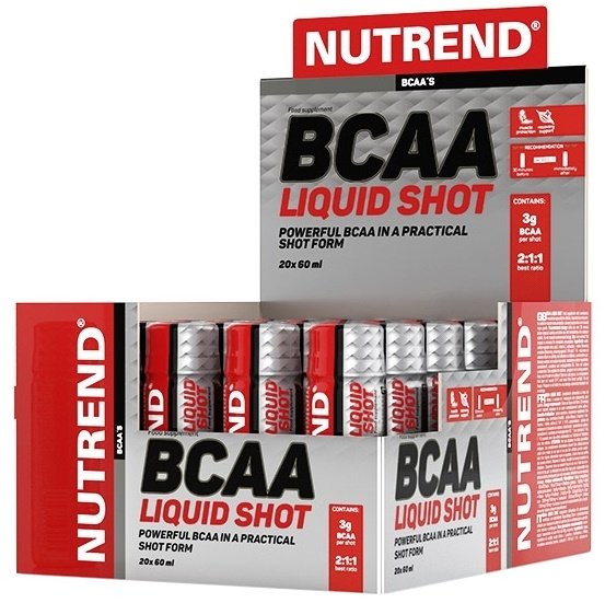 Nutrend BCAA Liquid Shot skystas papildas