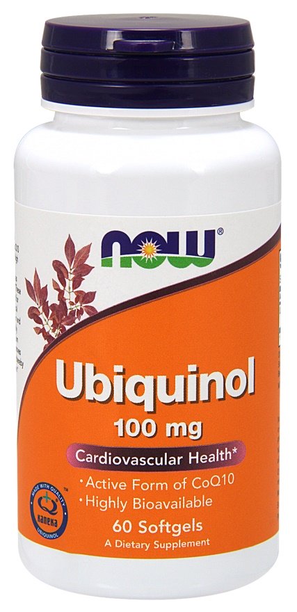 NOW Foods Ubiquinol 100mg, 60 kapsulių, sveikata