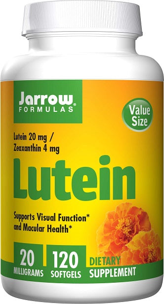 Jarrow Formulas Lutein, 20mg - 120 kapsulių, maisto papildas akims