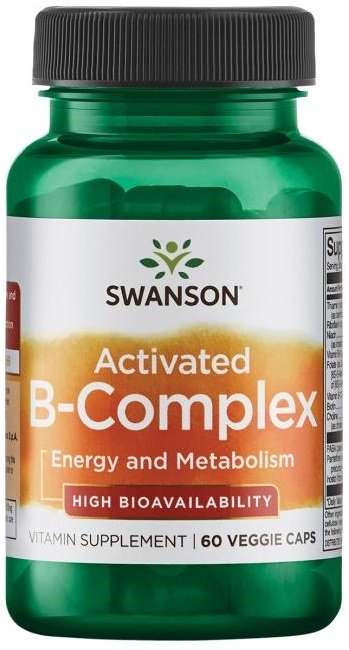 Swanson B-Complex vitaminų papildas, 60 kapsulių