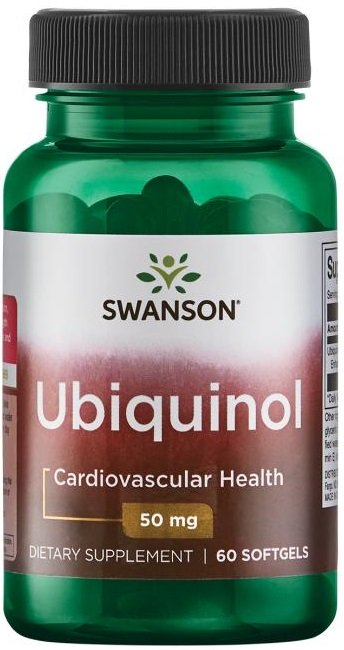 Swanson Ubiquinol 50mg maisto papildas kapsulės