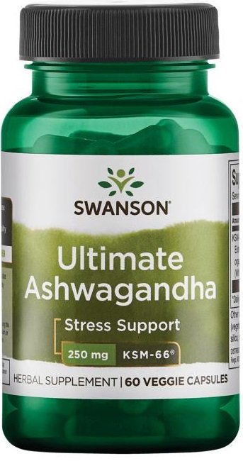 Swanson Ashwagandha kapsulės sveikatai