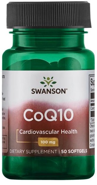 Swanson CoQ10, 100 mg - 50 kapselia